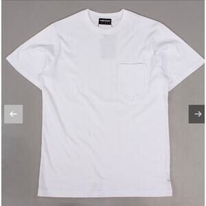 The Hundreds Men's White Perfect Pocket Short Sleeve 100% Cotton T-Shirt Size S